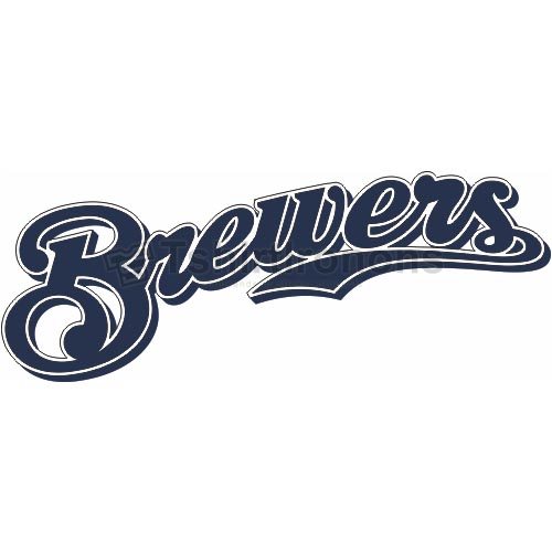 Milwaukee Brewers T-shirts Iron On Transfers N1708 - Click Image to Close